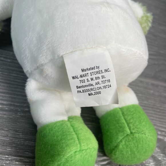 Vintage 2001 Walmart Snowman Plush Christmas Winter Green Hat Mittens Boots Rare - Picture 4 of 6
